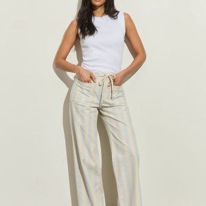 Cafe Pant Blue Aura/Summer Sand