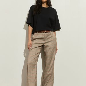 Spotlight Plaid Trouser Caviar Plaid