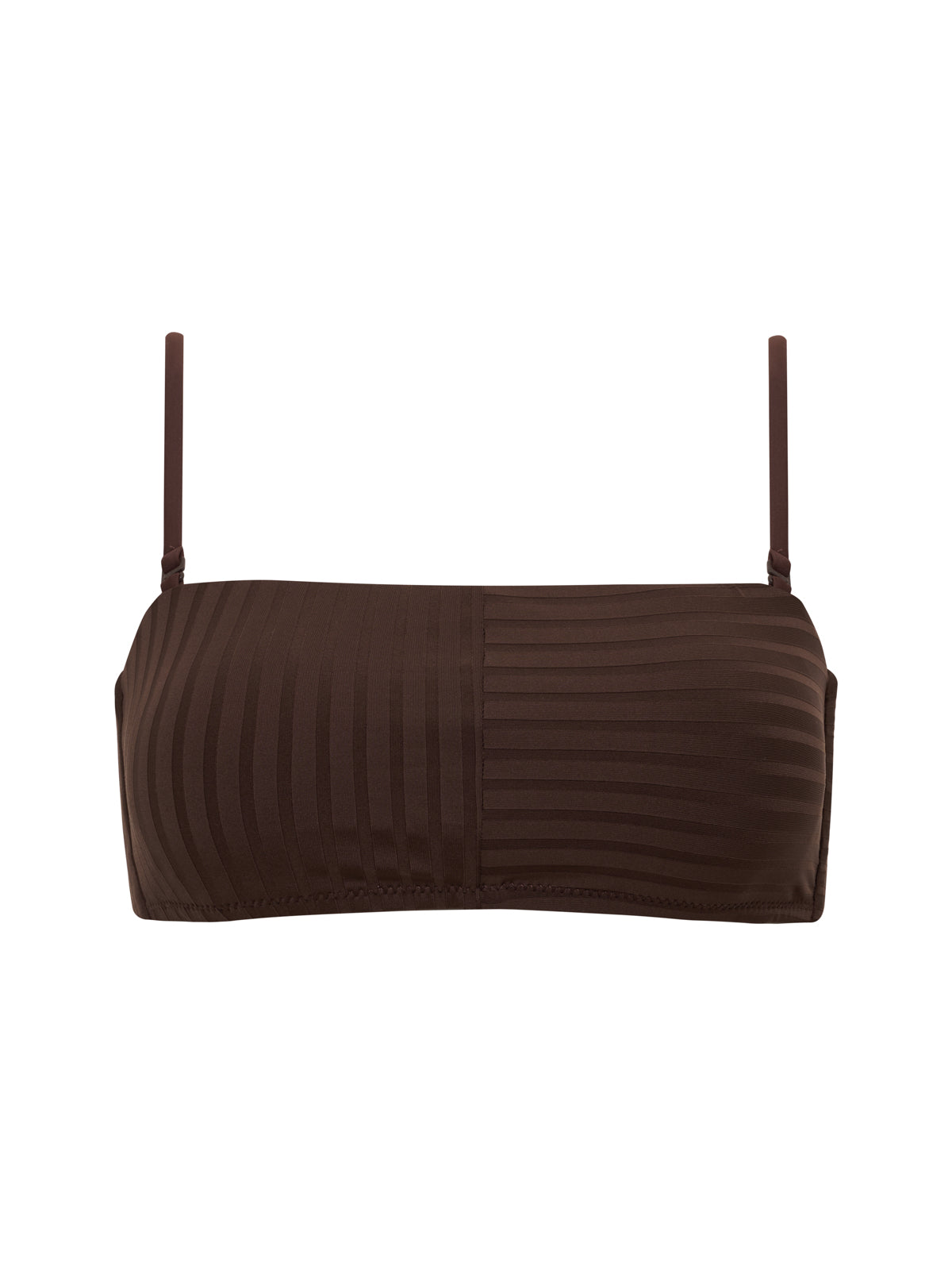 Bandeau Bikini Top Espresso - Image 2