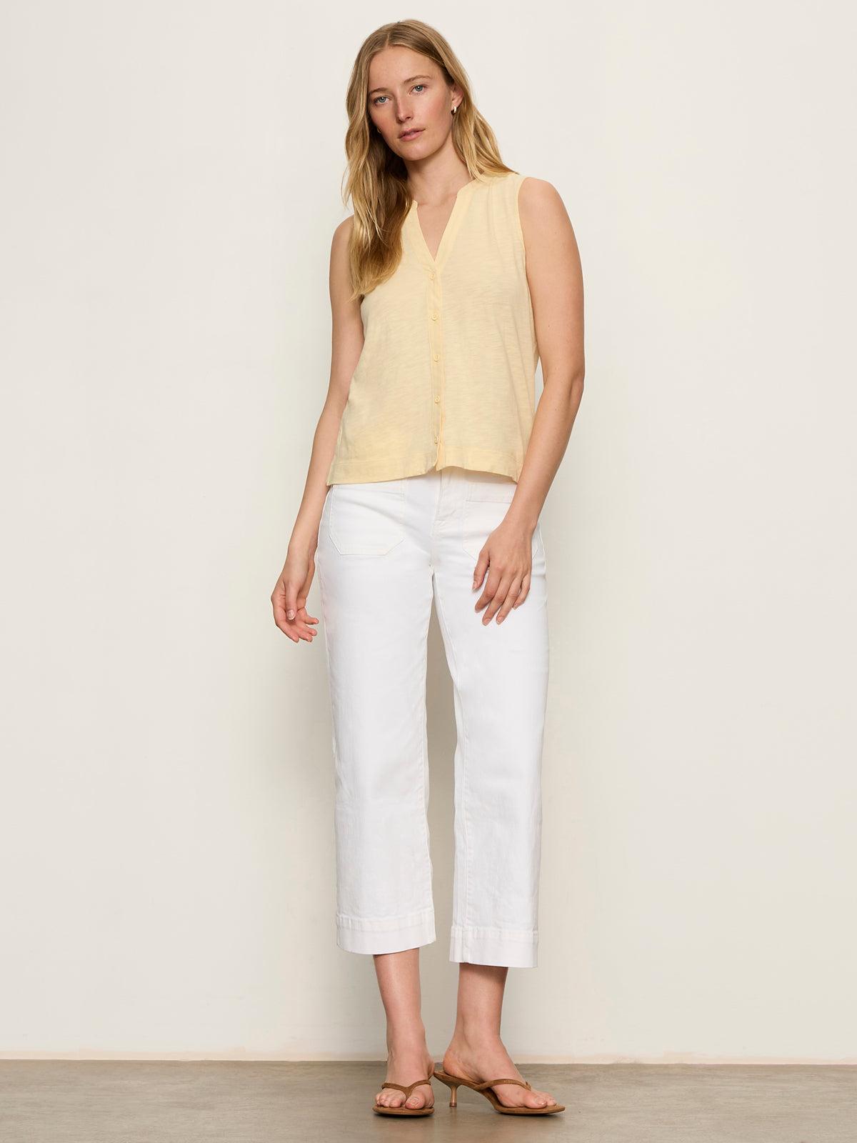 The Marine Jean Bleached White - Image 2