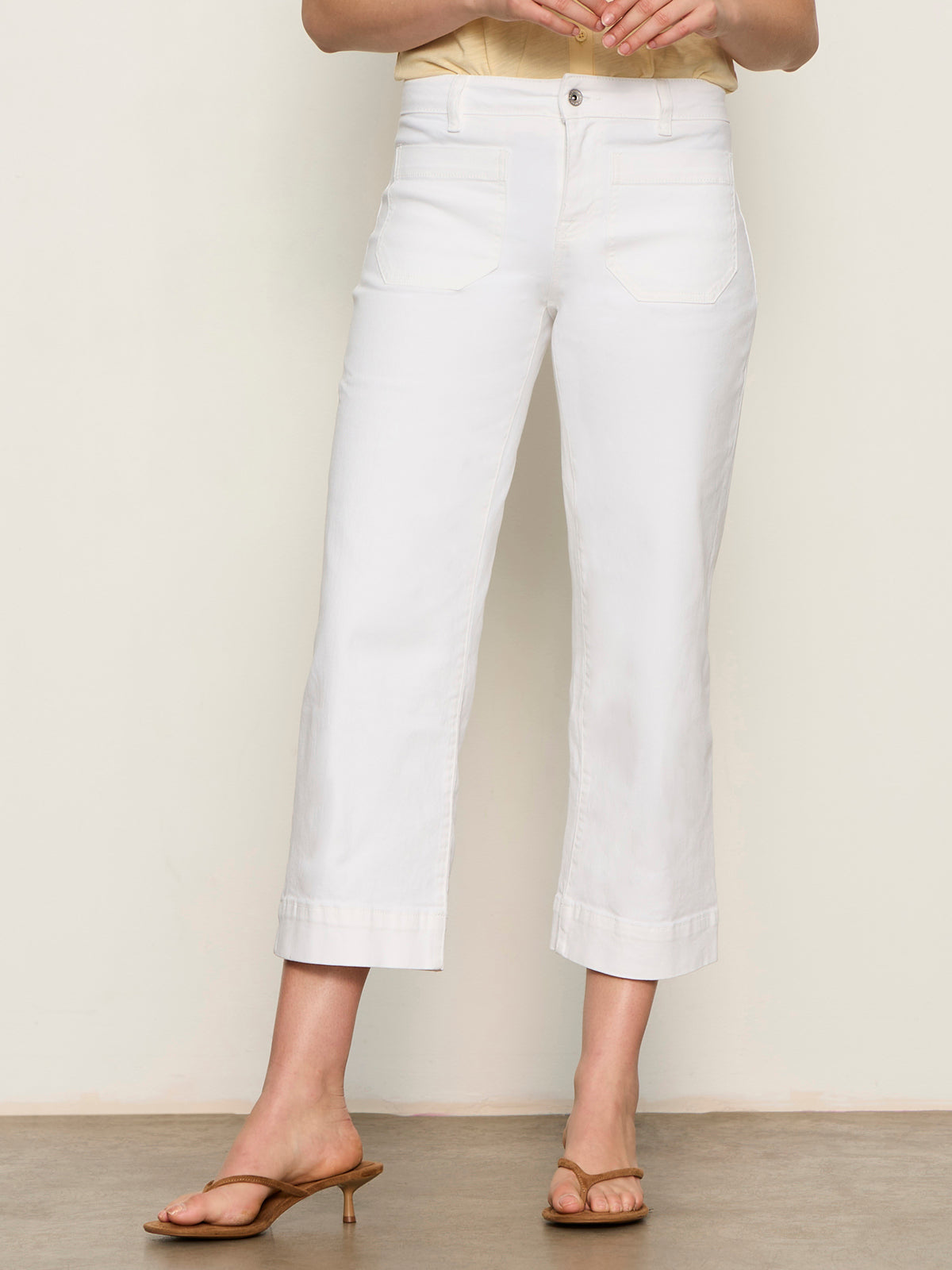 The Marine Jean Bleached White