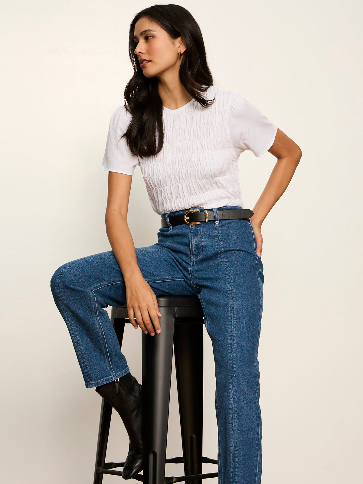 Nixie Slim Straight Ankle Jean Medium - Image 8