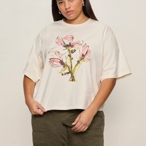 Belle Artist Tee Fleur Extended Sizing