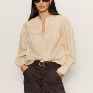 Giving The Most Pintuck Shirt Rich Collagen