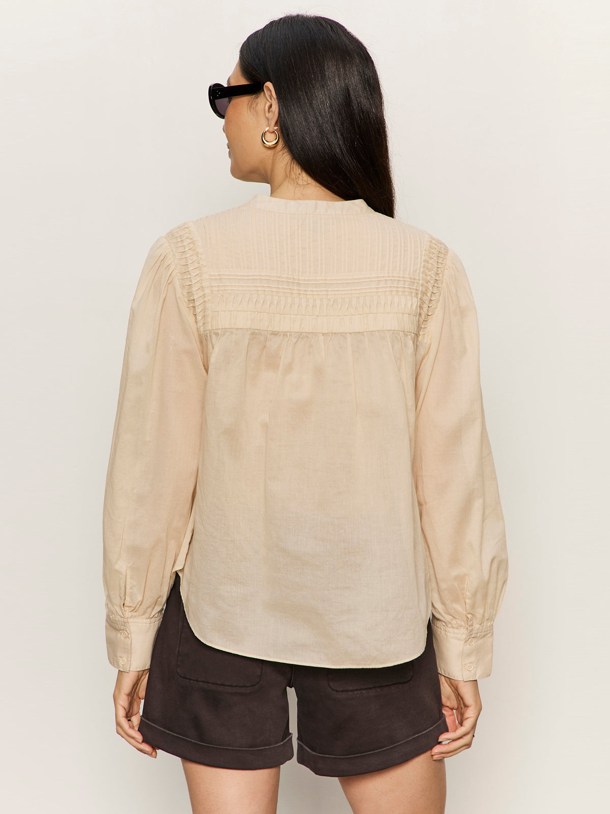 Giving The Most Pintuck Shirt Rich Collagen - Image 2