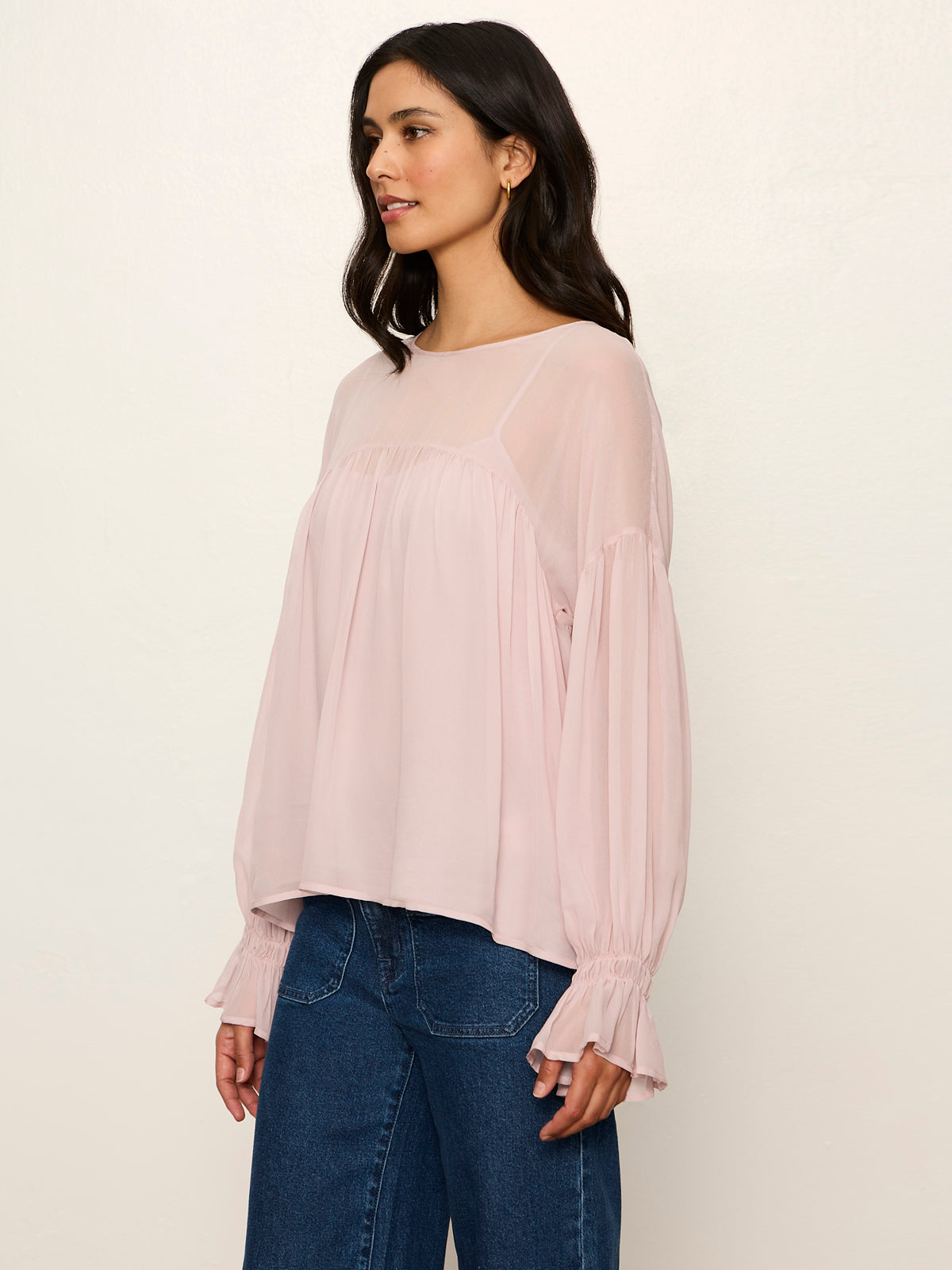 Keepsake Volume Blouse Dried Petal - Image 3