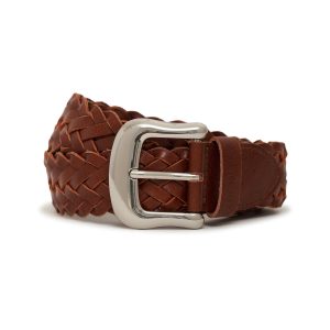 Braided Rowan Belt Black Coffee