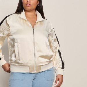 Satin Track Jacket Collagen Extended Sizing