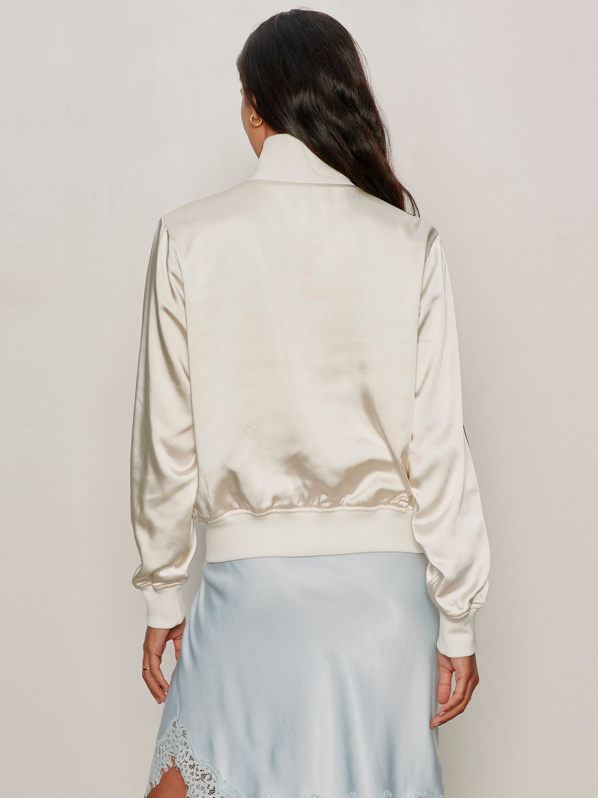 Satin Track Jacket Collagen - Image 2