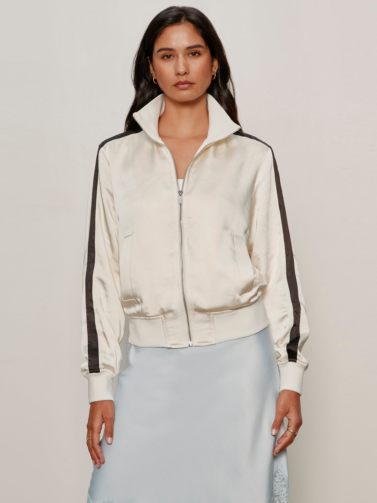 Satin Track Jacket Collagen - Image 4