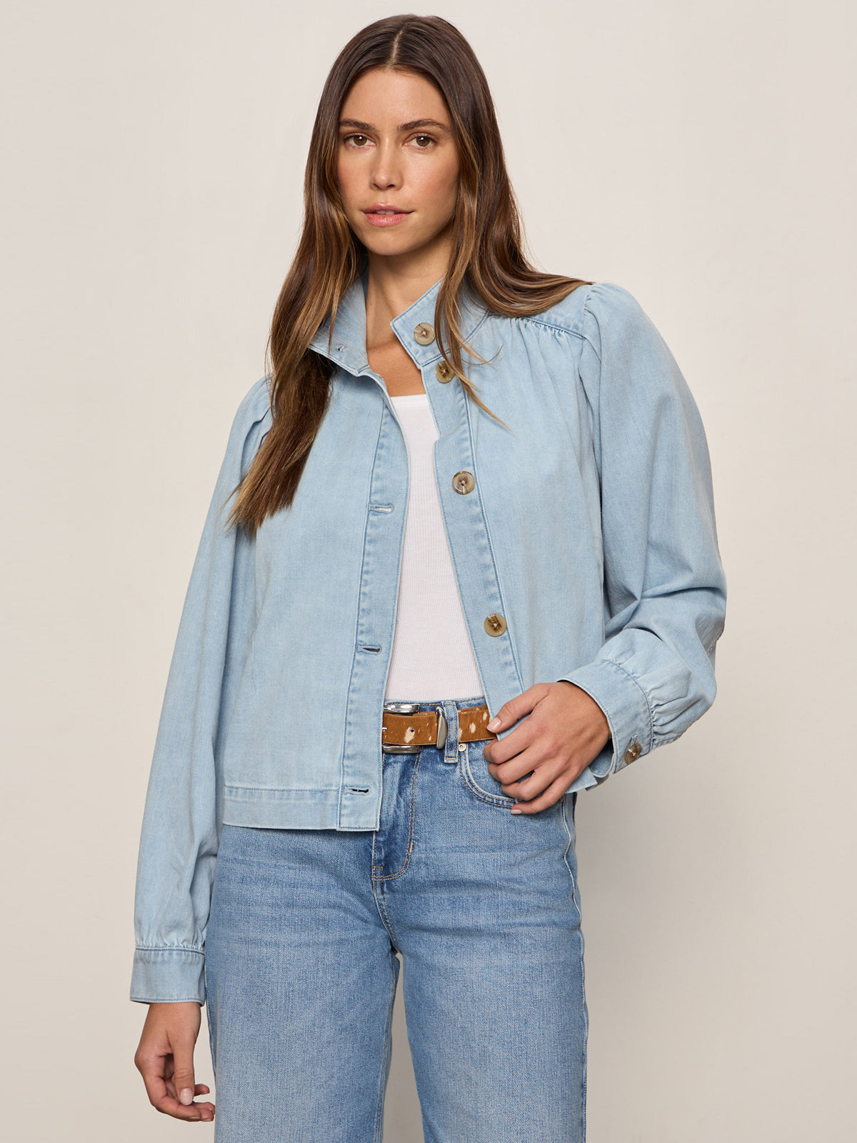 Charlotte Denim Jacket Whisper - Image 5