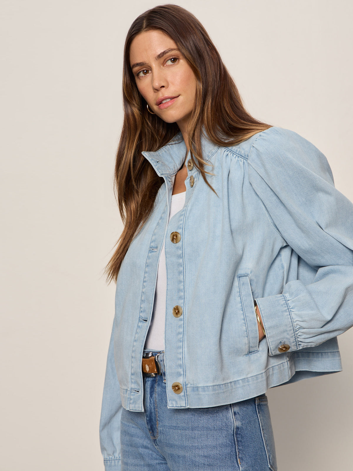 Charlotte Denim Jacket Whisper - Image 2