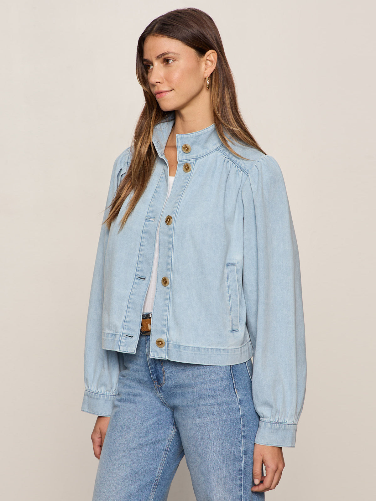 Charlotte Denim Jacket Whisper - Image 4