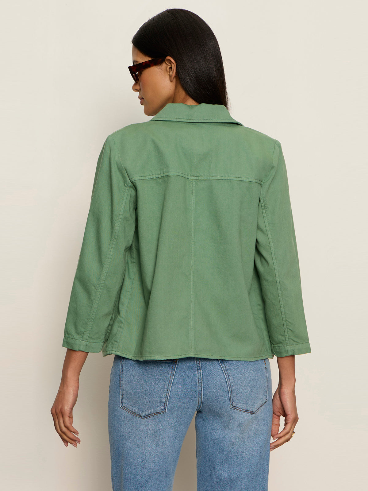 Crop Chore Jacket Green Juice - Image 2