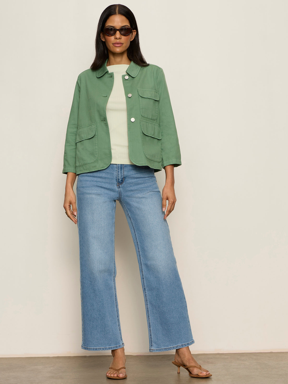 Crop Chore Jacket Green Juice - Image 5