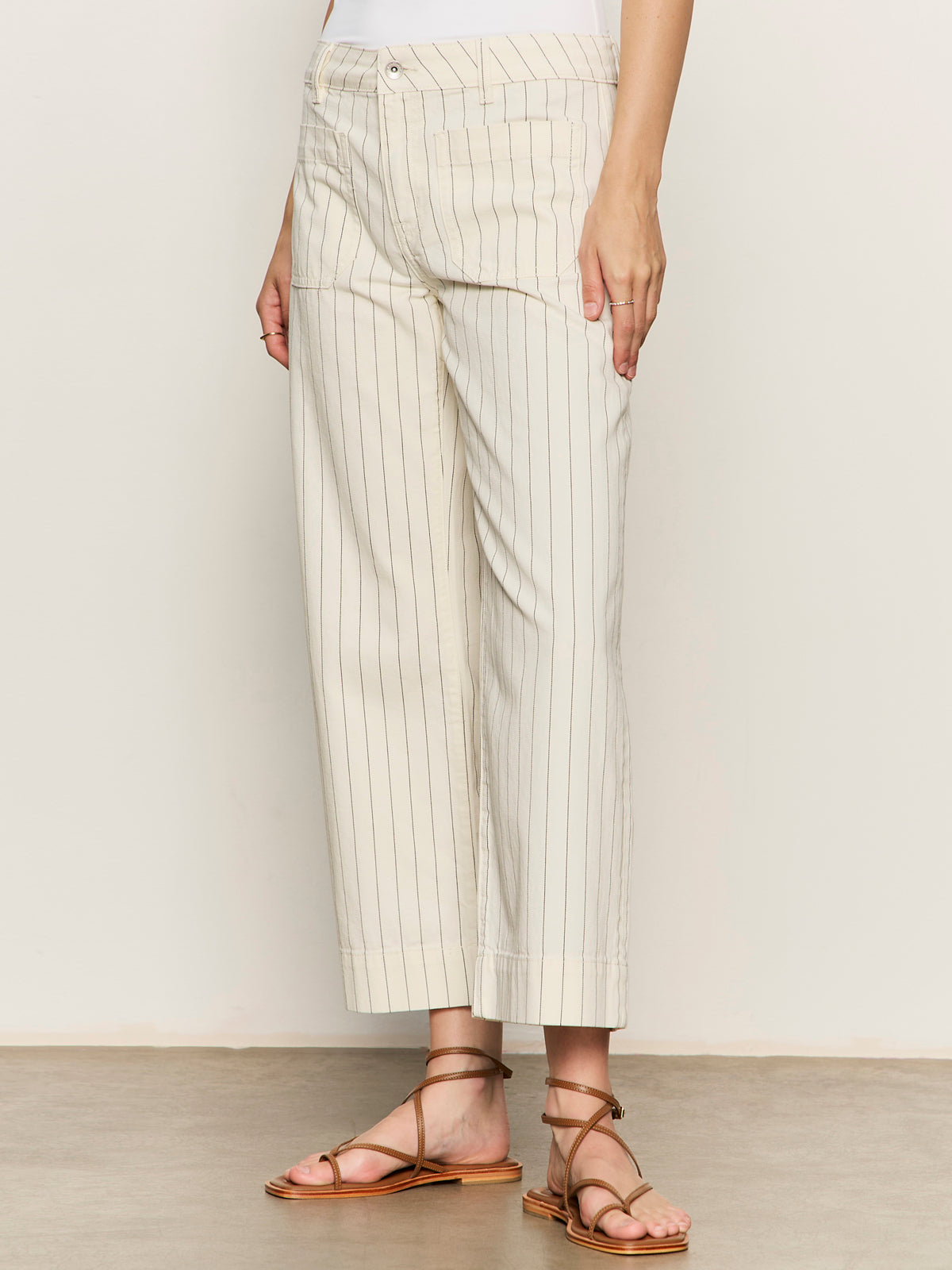 The Marine Jean Bleached White Pinstripe - Image 3