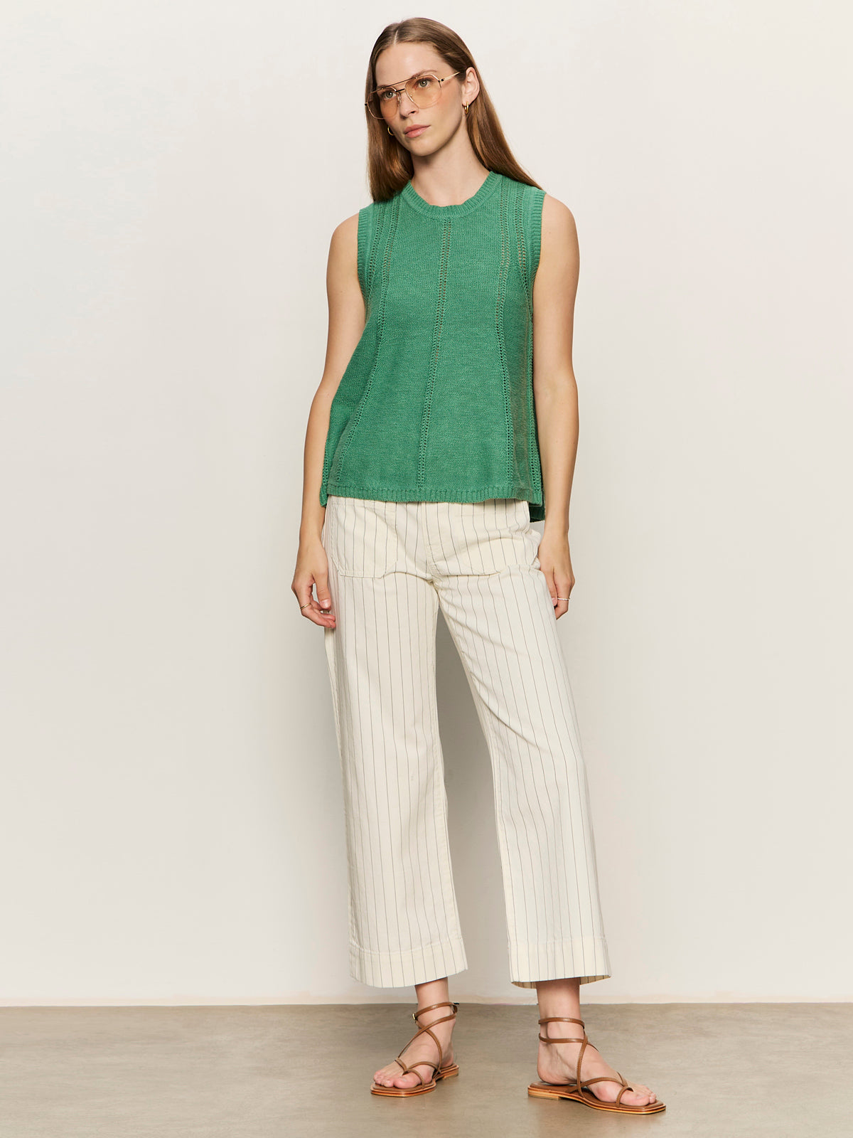 The Marine Jean Bleached White Pinstripe - Image 6