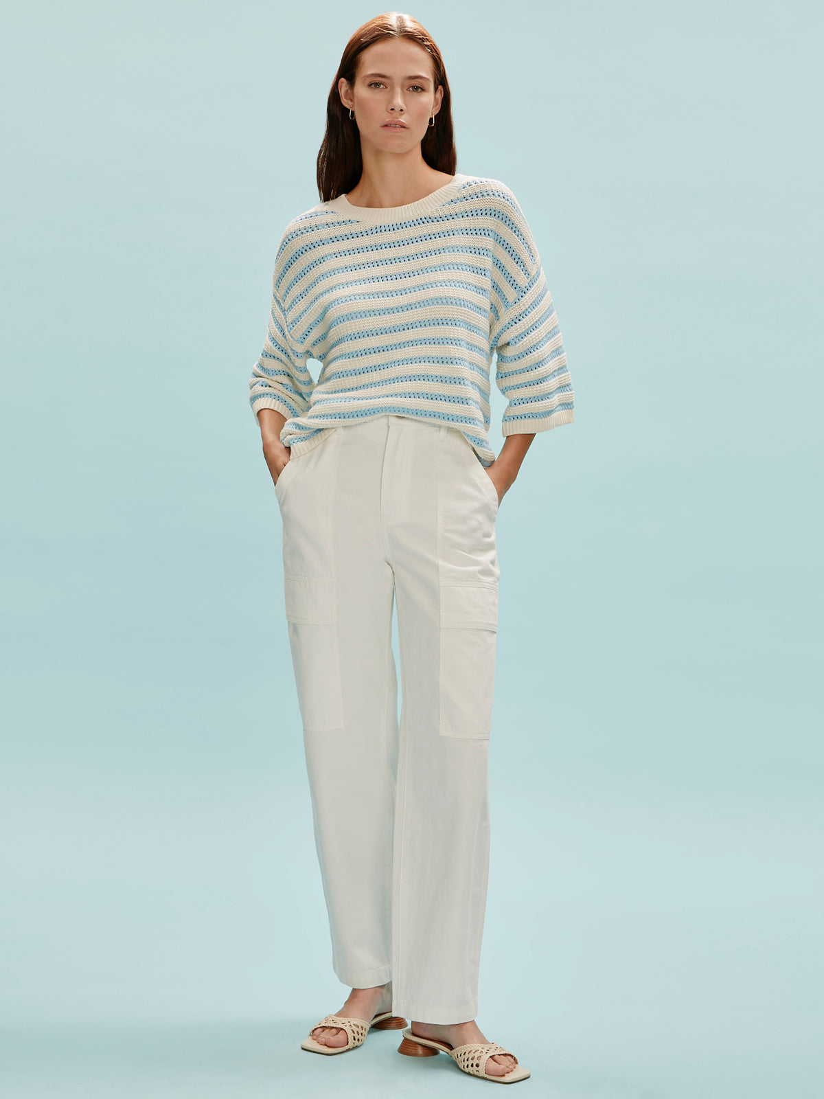 Boyfriend Utility Pant White - Image 6