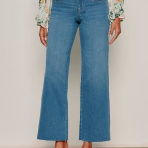 Skipper Crop Jean Blue Aura