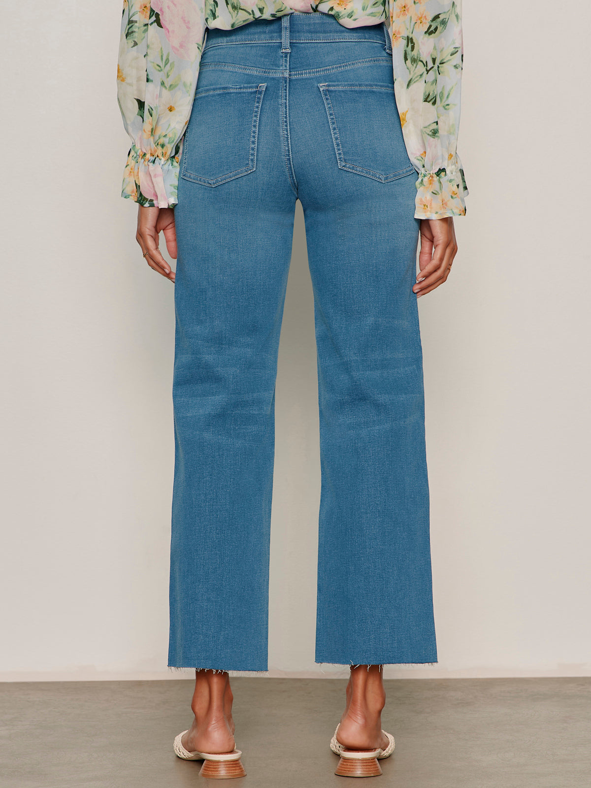 Skipper Crop Jean Blue Aura - Image 2