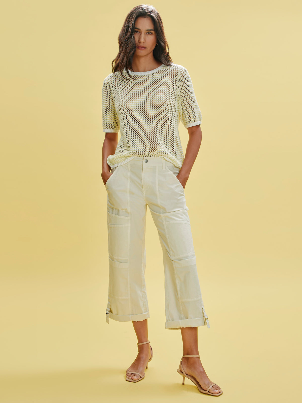 Angels Cargo Pant Washed Lemon - Image 6