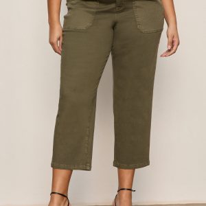 Retreat Crop Pant Burnt Olive Extended Sizing