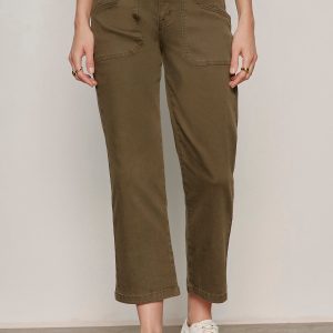 Retreat Crop Pant Burnt Olive