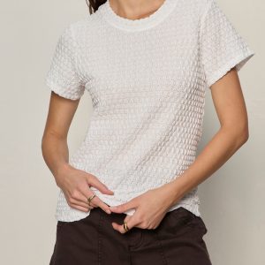 Pucker Up Perfect Tee White Petite Sizing
