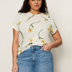 The Perfect Tee Lemon Meadow Extended Sizing