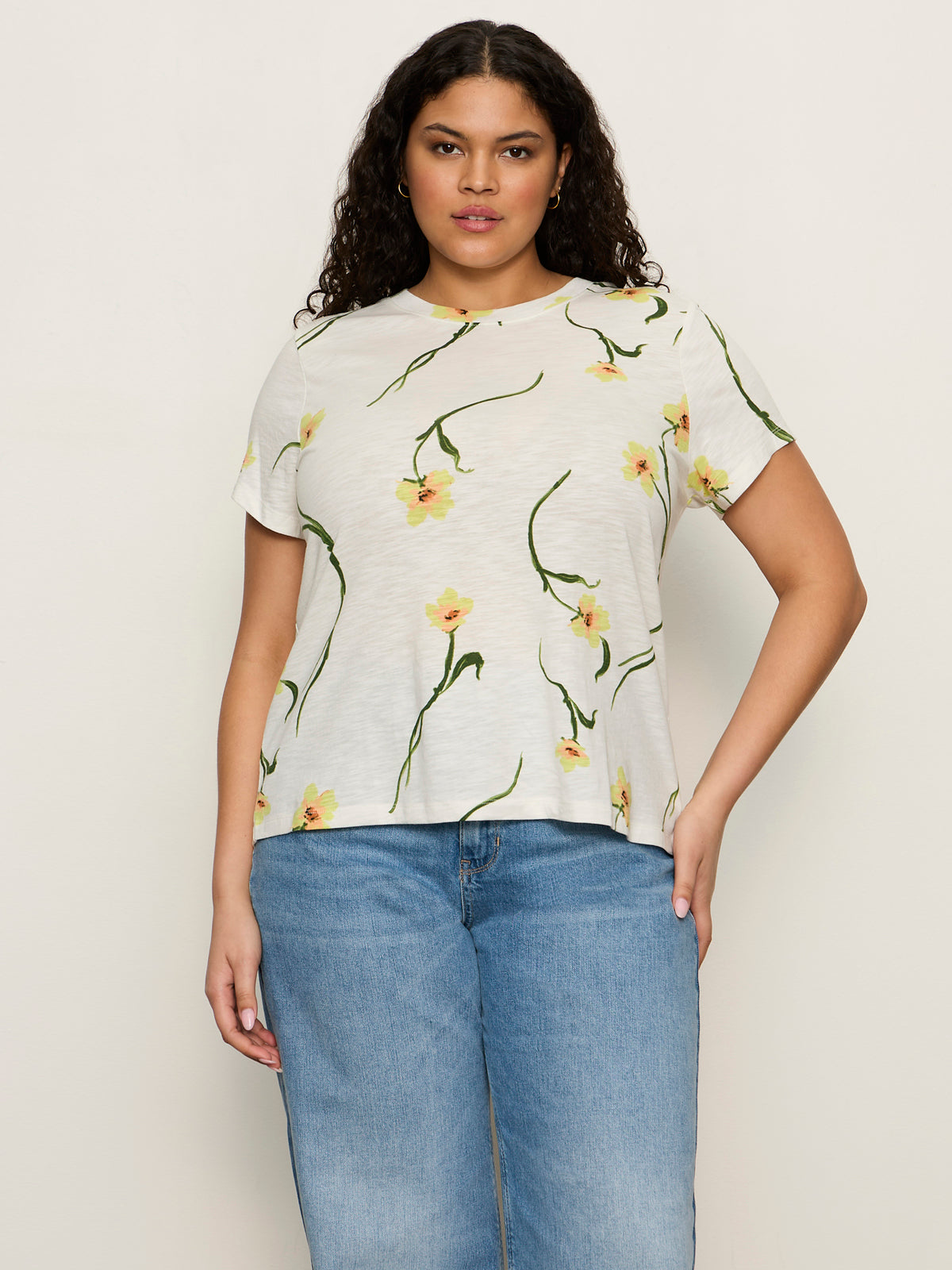The Perfect Tee Lemon Meadow Extended Sizing - Image 4