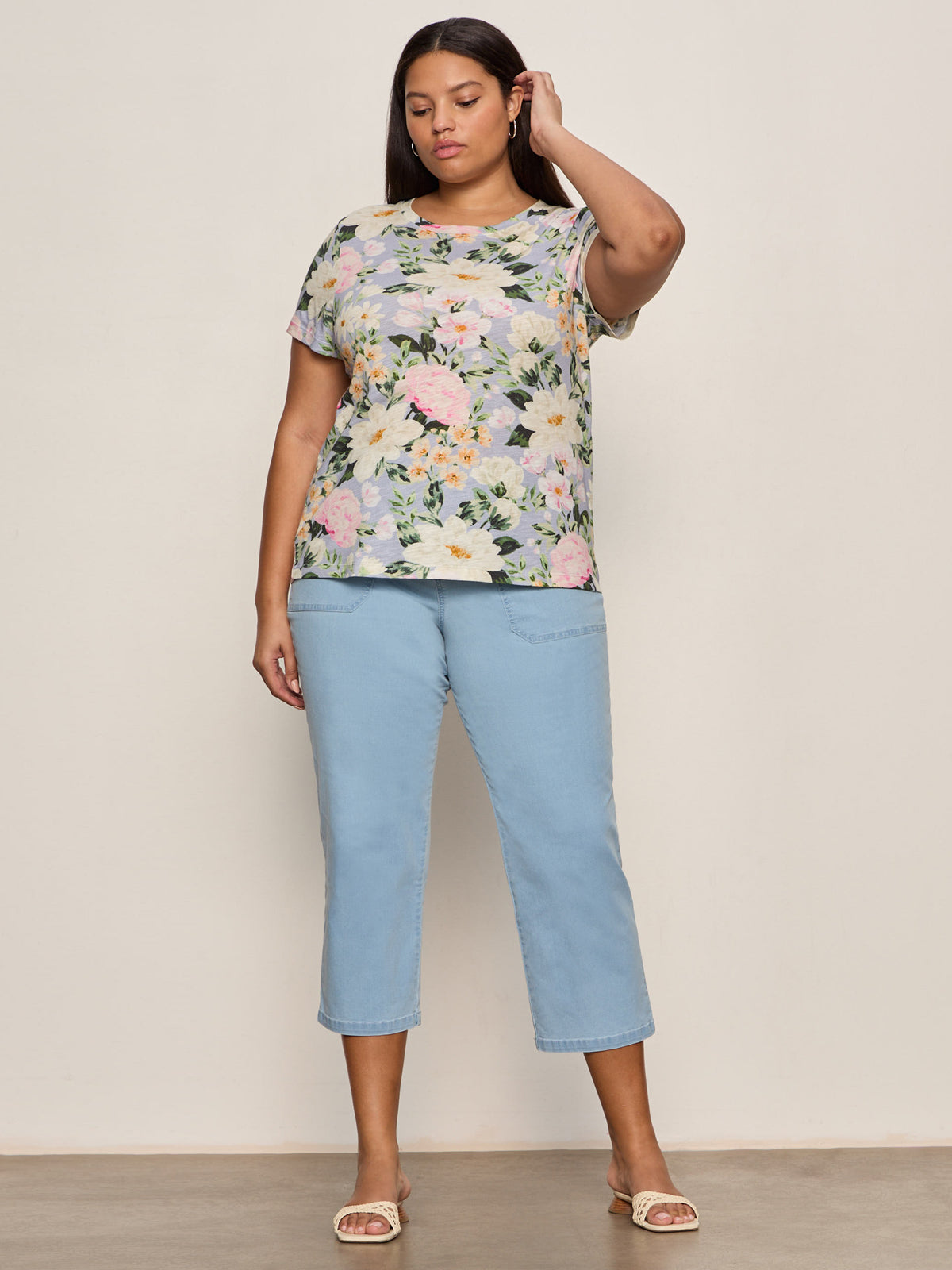 The Perfect Tee Spring Floral Extended Sizing - Image 6