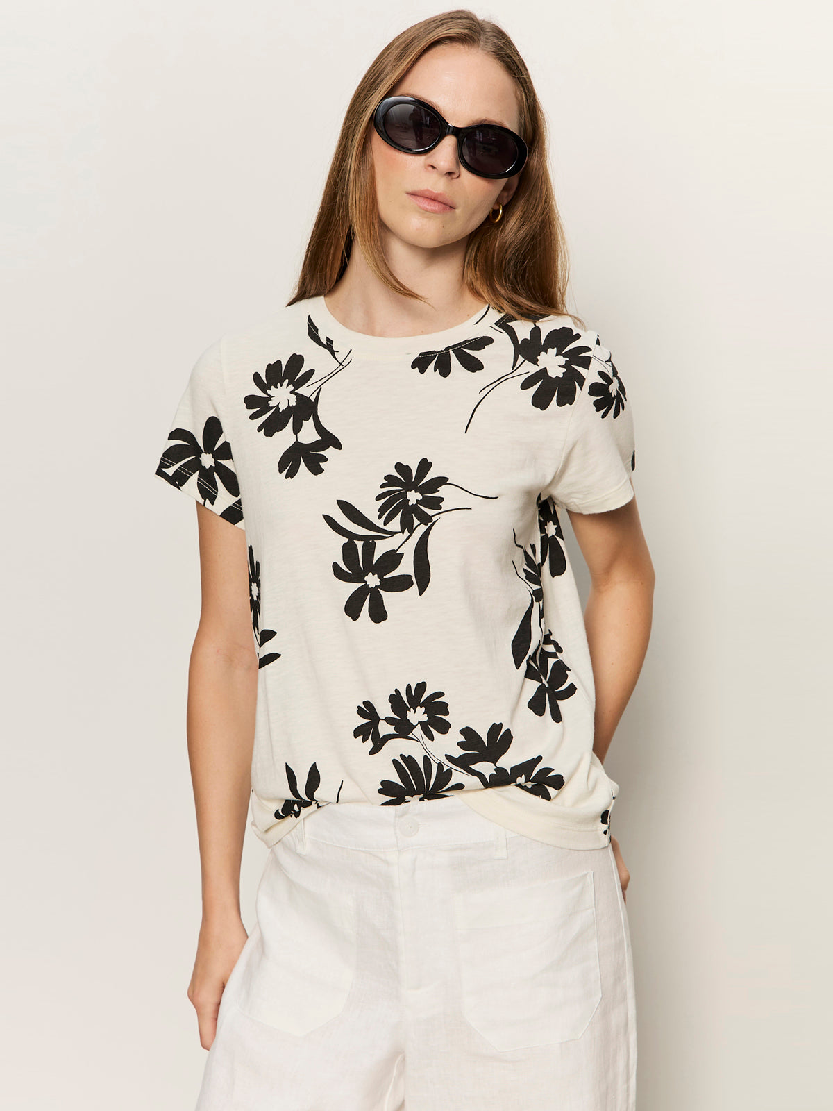 The Perfect Tee Chalk Bloom