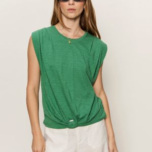 Knotted Muscle Tee Green Juice