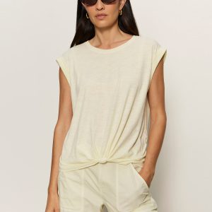 Knotted Muscle Tee Lemon Drop