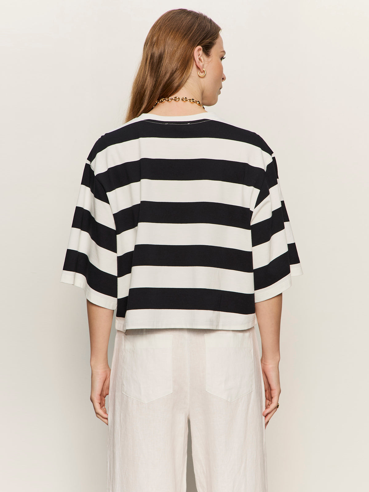 Belle Tee Chalk And Black - Image 2