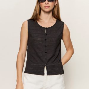 Textured Vacation Shell Black