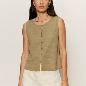 Textured Vacation Shell Covert Green