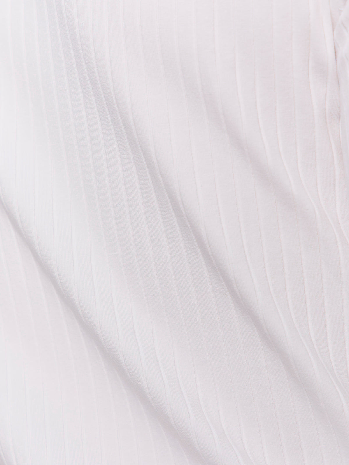 Boatneck Ribbed Top White - Image 6