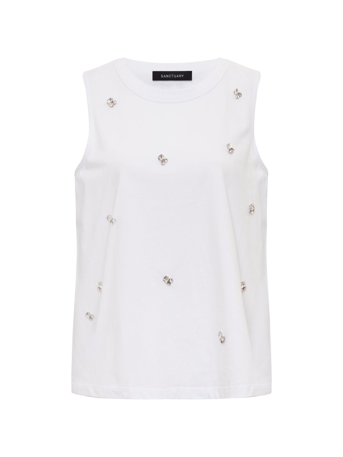 Campari Embellished Tank White - Image 7