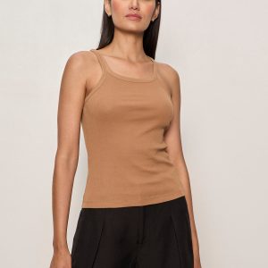 Sprinter Rib Tank Toasted Coconut
