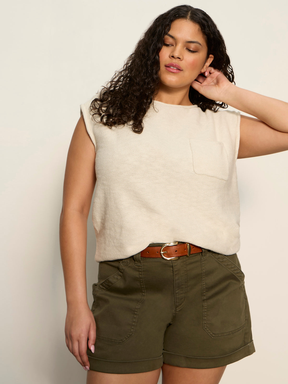 Easy Sweater Tee Collagen Extended Sizing - Image 5