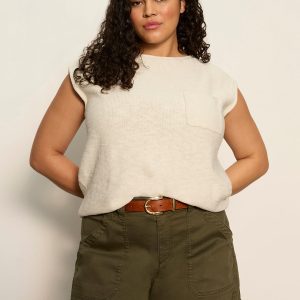 Easy Sweater Tee Collagen Extended Sizing
