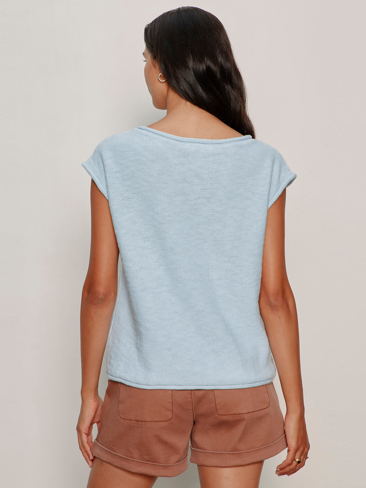 Easy Sweater Tee Blue Aura - Image 2