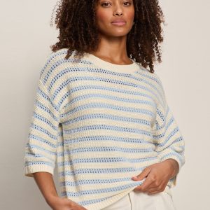 Elle Sweater Tee Blue Aura/Collagen