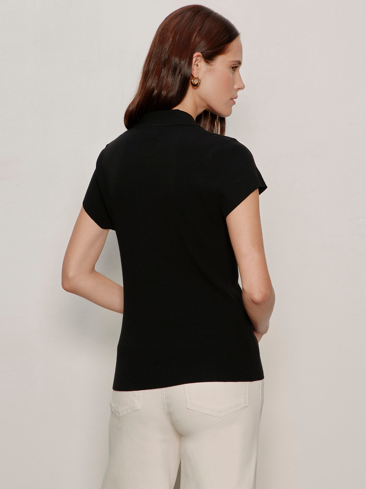 Lover Girl Ribbed Sweater Black - Image 3