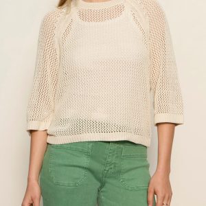 Metallic Sweater Tee Collagen Petite Sizing