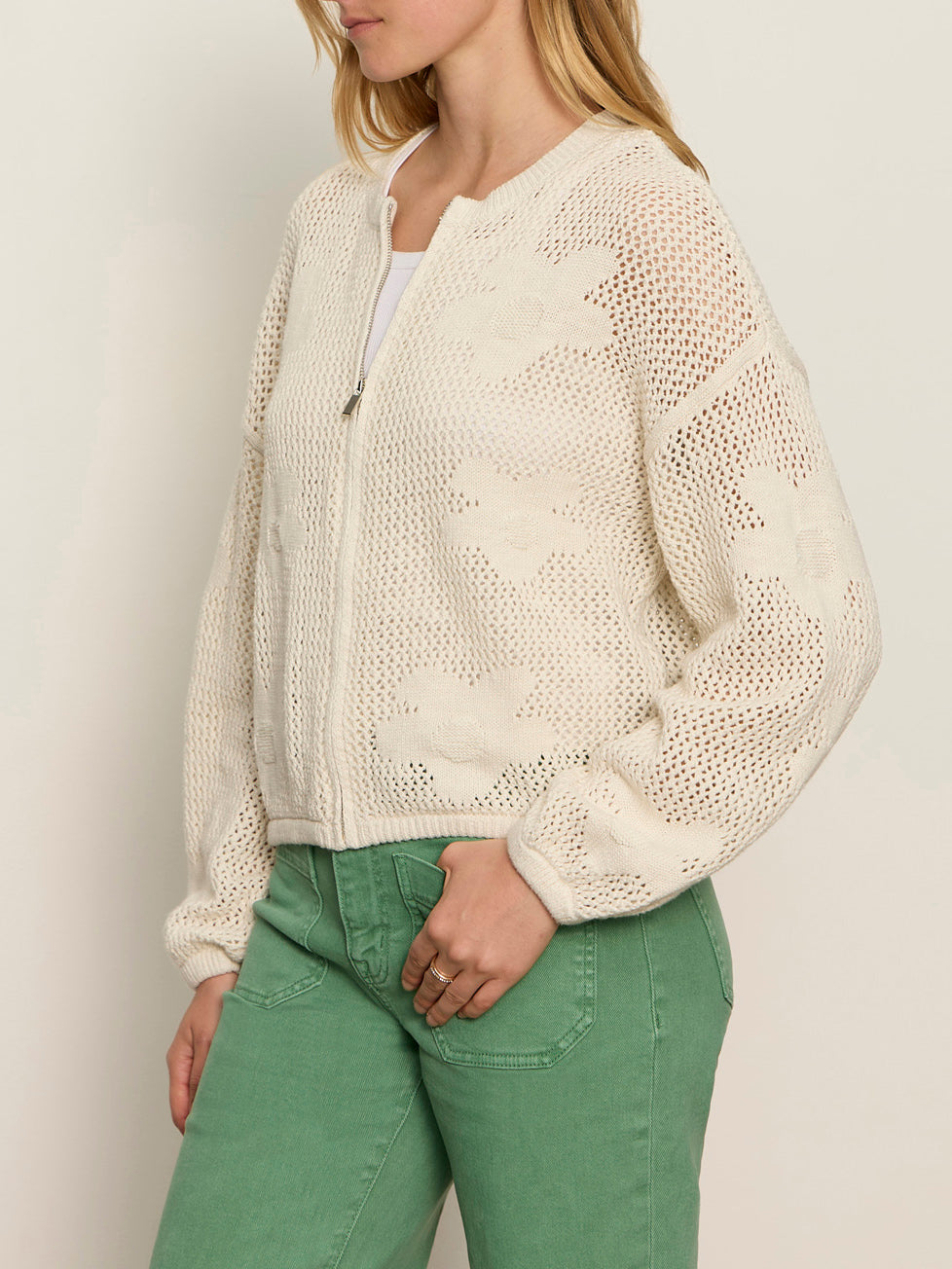 Daily Escape Flower Pop Bomber Collagen Petite Sizing - Image 3