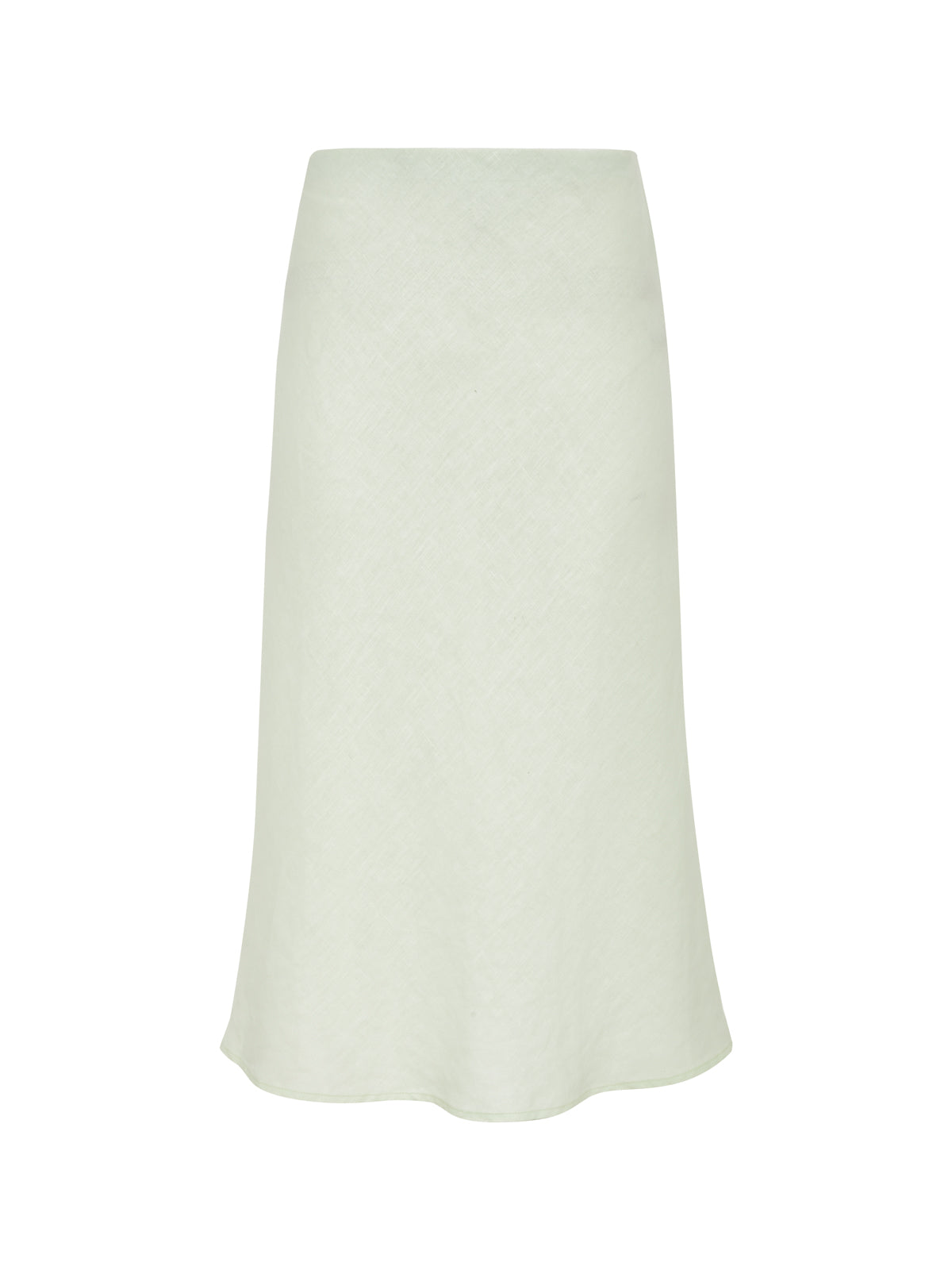 Everyday Linen Slip Skirt Green Mist - Image 5