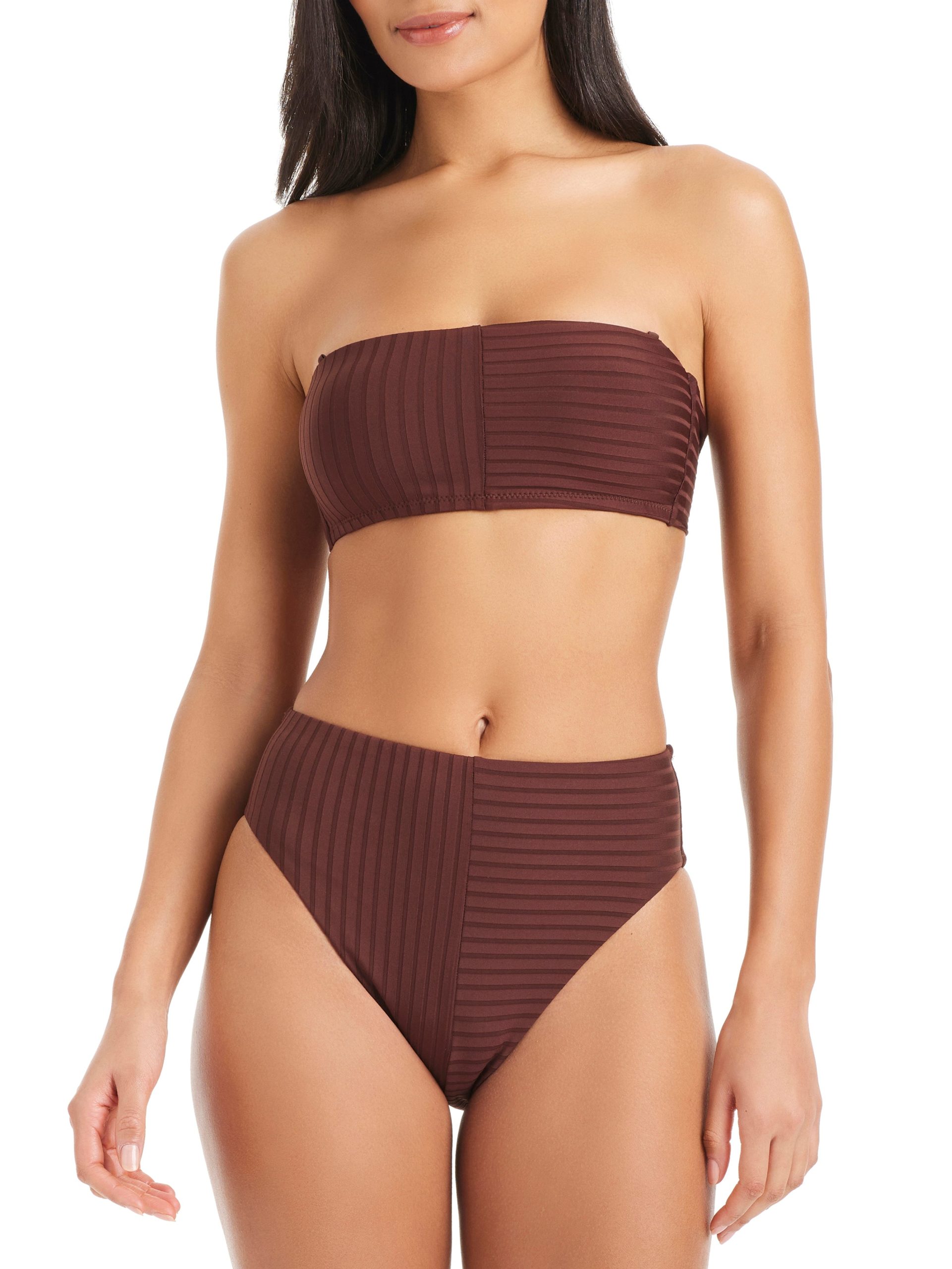 Bandeau Bikini Top Espresso