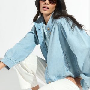 Charlotte Denim Jacket Whisper